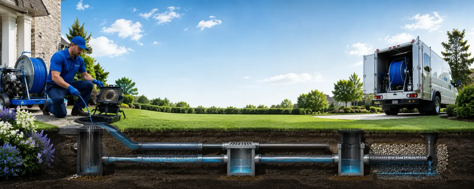 Outdoor drain cleaning information for Courtland, MN